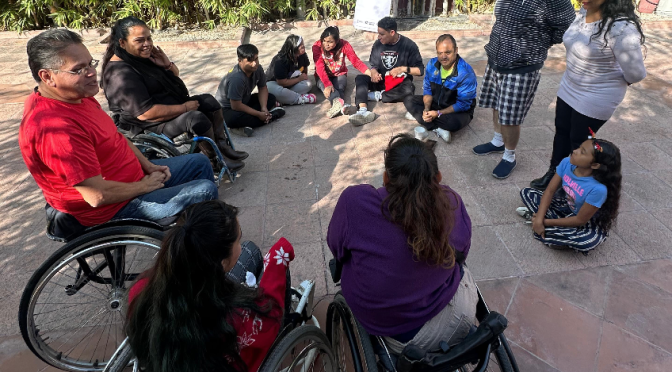 Personas con discapacidad actúan en La Casa del Faldón