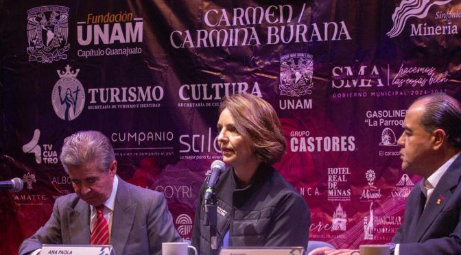 Invita SECULT al concierto magno Carmen y Carmina Burana a beneficio de becarios de la UNAM en Querétaro y Guanajuato